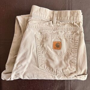 Carhartt Loose Fit Work Pants – Tan/Khaki – Men’s 34x34